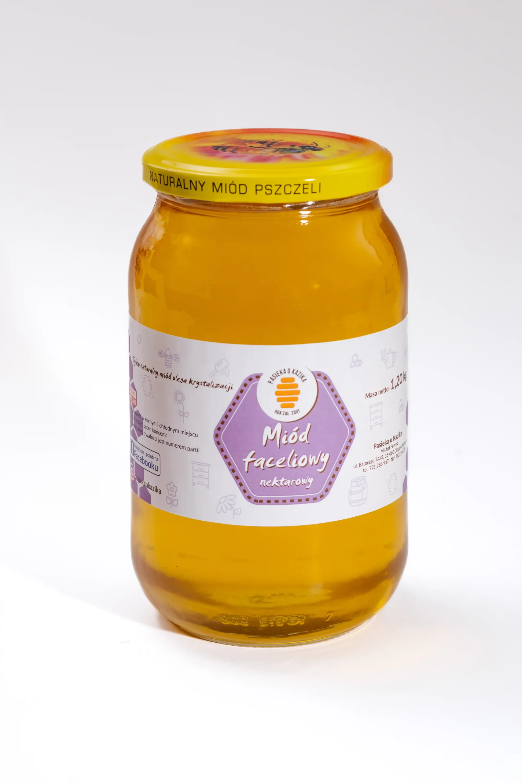 Miód faceliowy duży