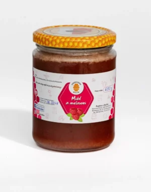 Miód z malinami średni