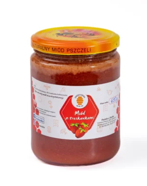 Miód z truskawkami średni