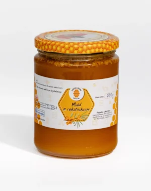 Miód z rokitnikiem średni