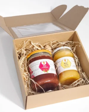 Zestaw prezentowy 2 miody 400/410/690g