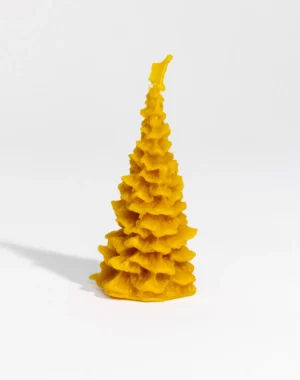 Świeca Choinka z naturalnego wosku pszczelego