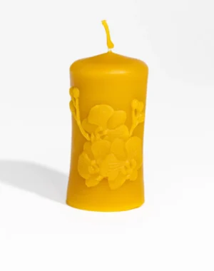 Świeca Walec z naturalnego wosku pszczelego