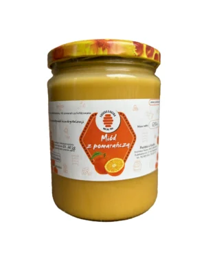 Miód z pomarańczą średni